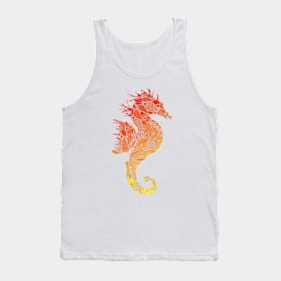 Sunrise Mandala Seahorse Tank Top